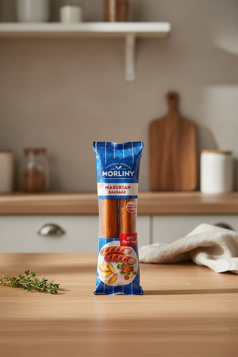 Polish Smoked Pork Sausage 520g product pack