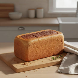 Frozen unsliced brioche tin loaf from The Artisan Bakery 1.2kg x 4 pack