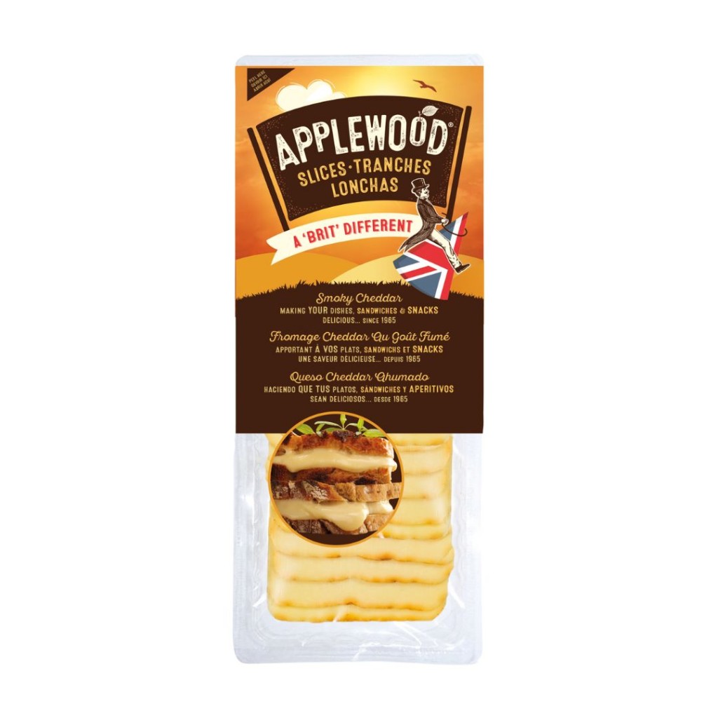 Applewood Smoked Cheddar Slices 750g product image 2
