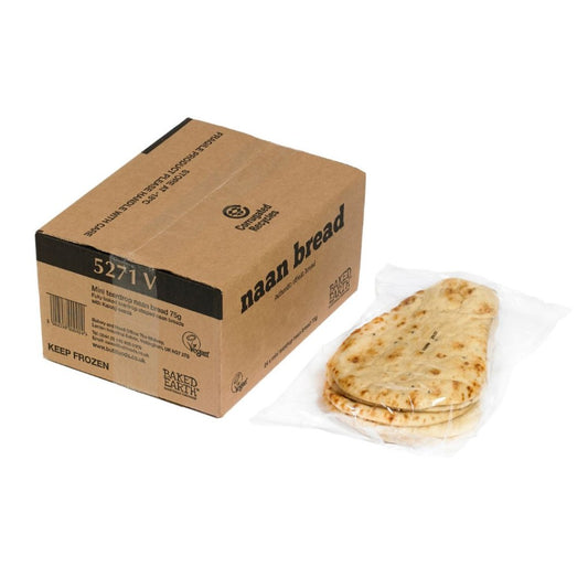 Mini Teardrop Naan Breads 24 x 75g product pack