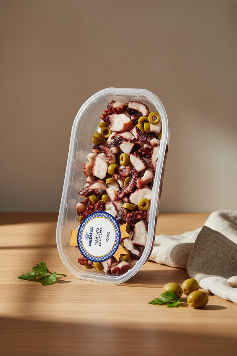 Octopus Salad 1kg product pack