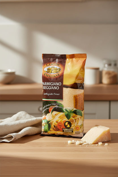 Grated Parmigiano Reggiano 1kg product pack