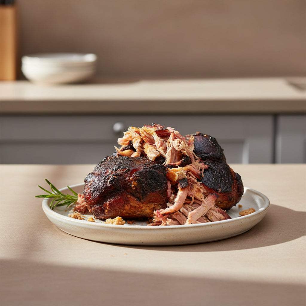 Pulled Pork 1kg, Slow-Cooked and Frozen