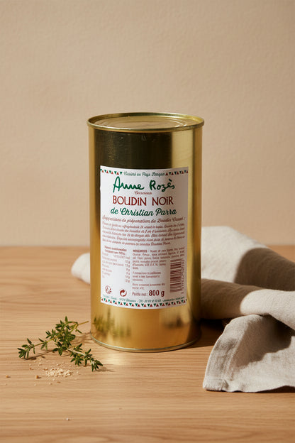 Christian Parra Black Pudding 800g product pack