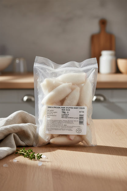 Frozen Baby Squid 700g product pack