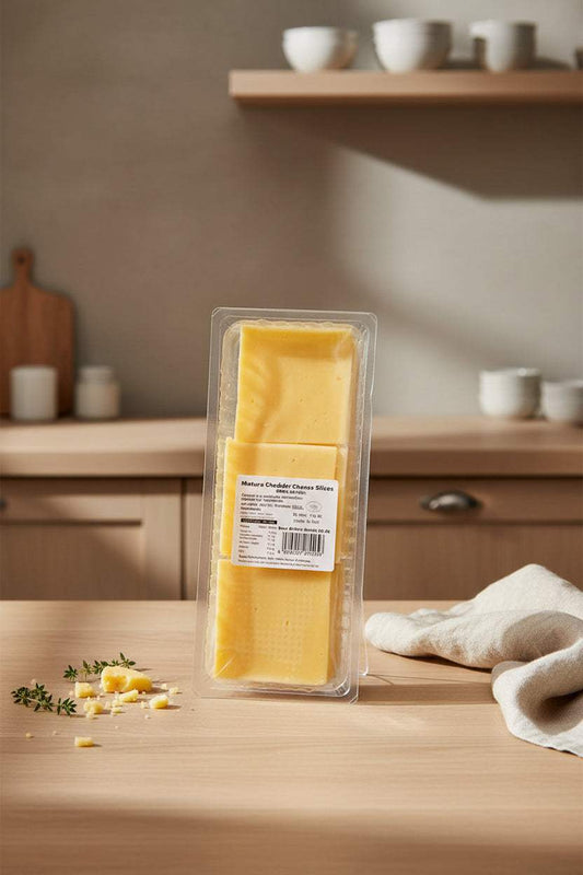 Mature Cheddar Slices 1kg product pack