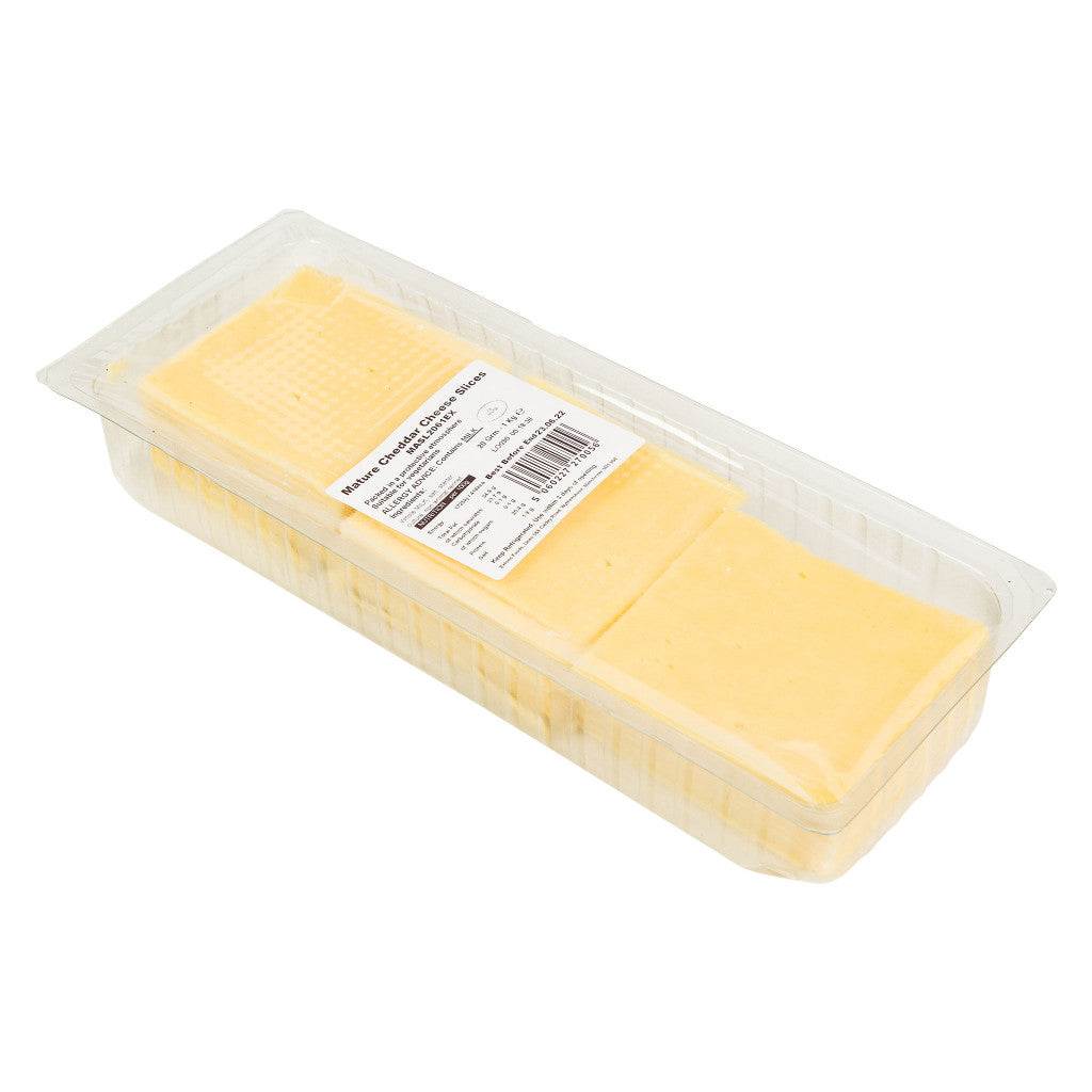 Mature Cheddar Slices 1kg alternate product view 2