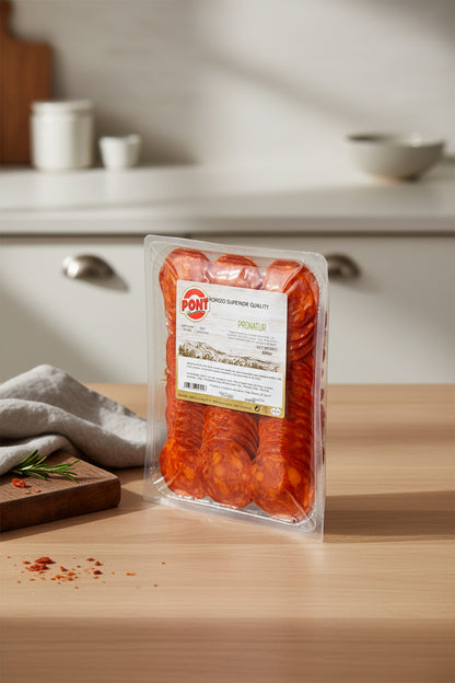Sliced Chorizo 500g product pack