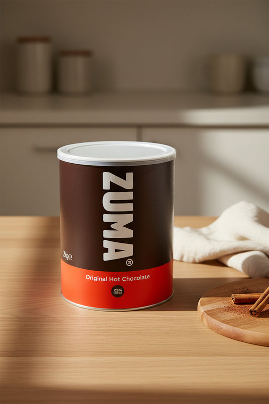 Zuma Original Drinking Chocolate 2kg product pack