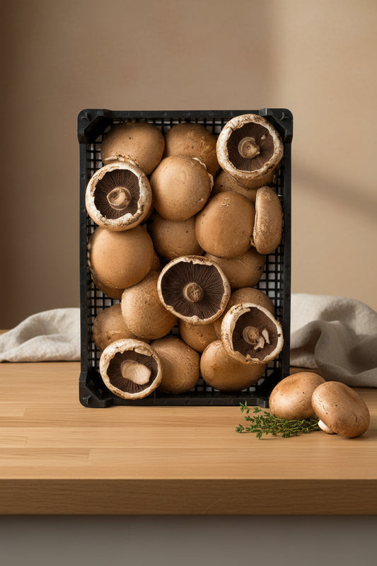 Portobello Mushrooms 1.5kg product pack