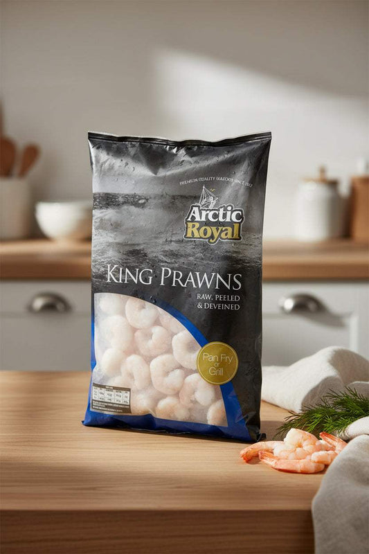 Raw Peeled Tiger Prawns, Frozen (700g)