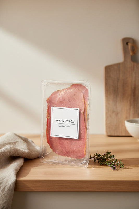 Sliced Salt Beef 500g product pack