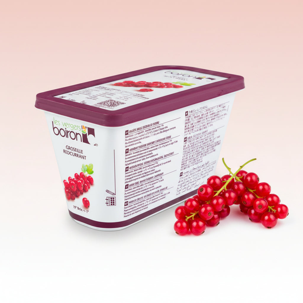 Purée Redcurrant, Frozen — Boiron (1kg) pack