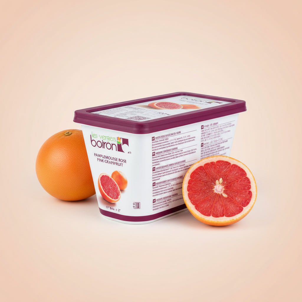 Purée Grapefruit, Frozen — Boiron (1kg) pack