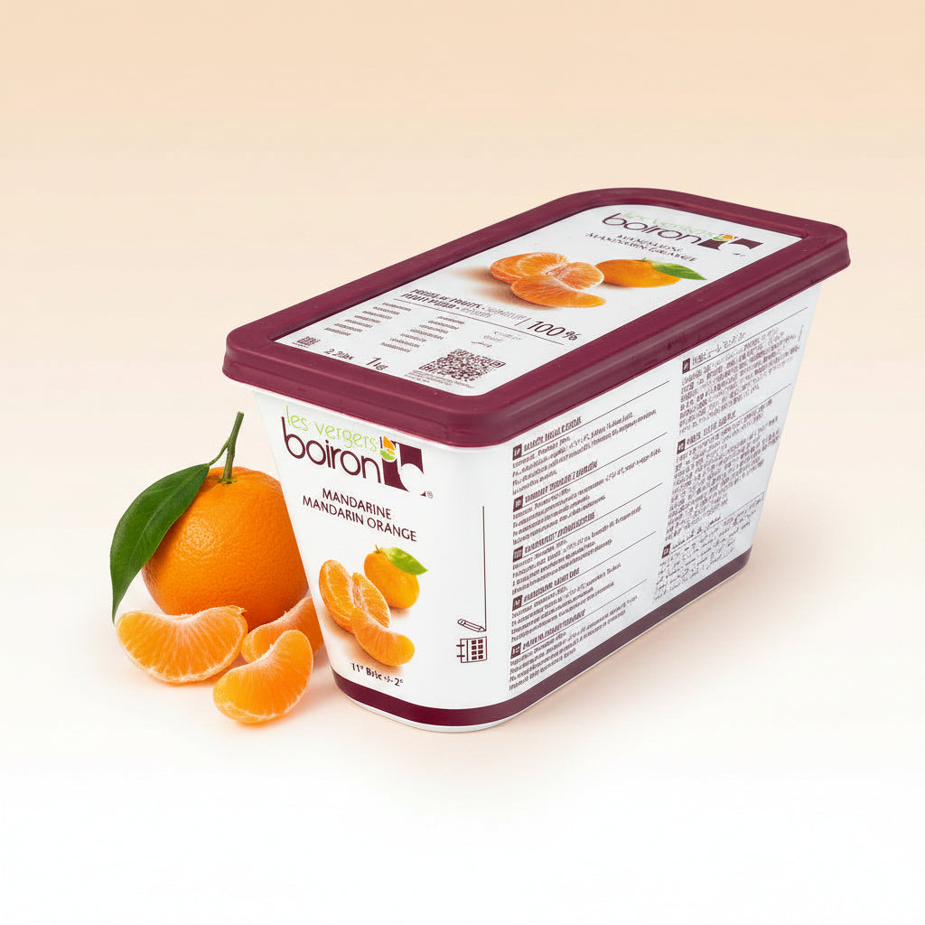 Purée Mandarin, Frozen — Boiron (1kg) pack