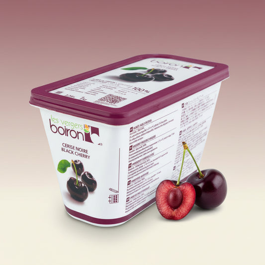 Purée Black Cherry, Frozen — Boiron (1kg) pack