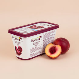 Purée Blood Peach, Frozen — Boiron (1kg) pack