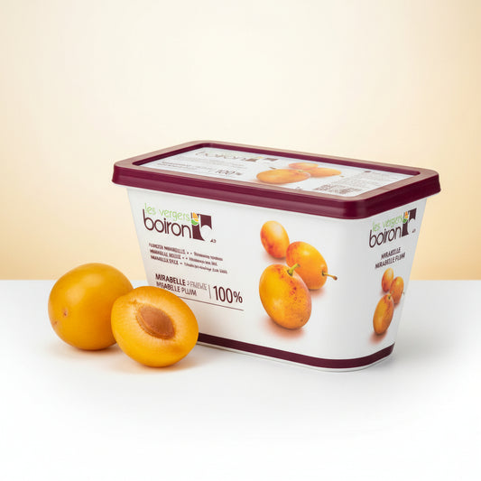 Purée Mirabelle Plum, Frozen — Boiron (1kg) pack