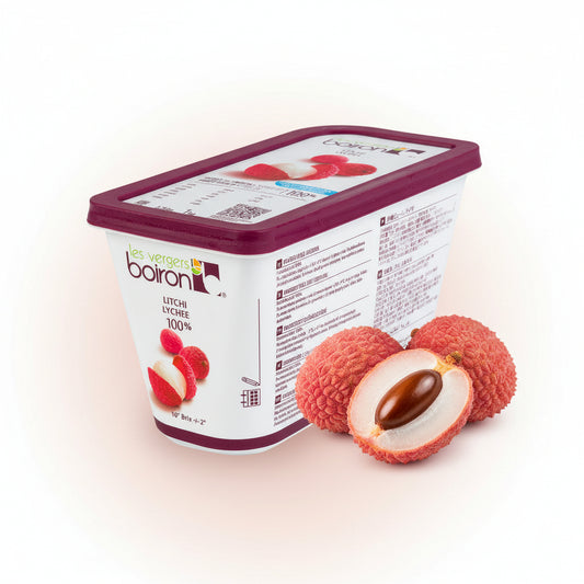 Purée Lychee, Frozen — Boiron (1kg) pack