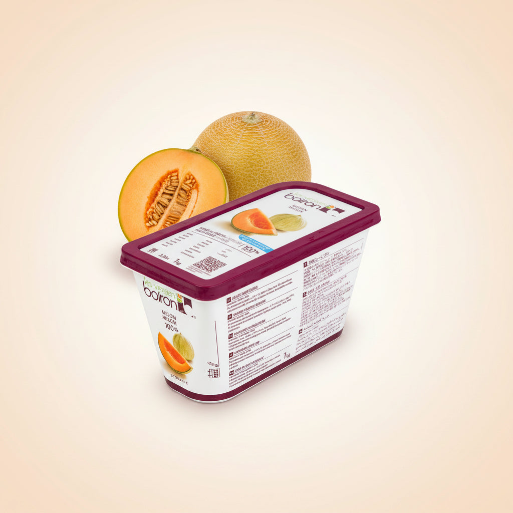 Purée Melon, Frozen — Boiron (1kg) pack