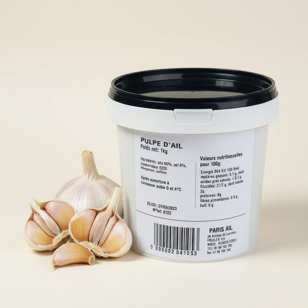 Garlic Purée (1kg) pack