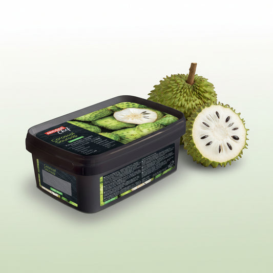 Purée, Soursops, Frozen — Andros (1kg) pack