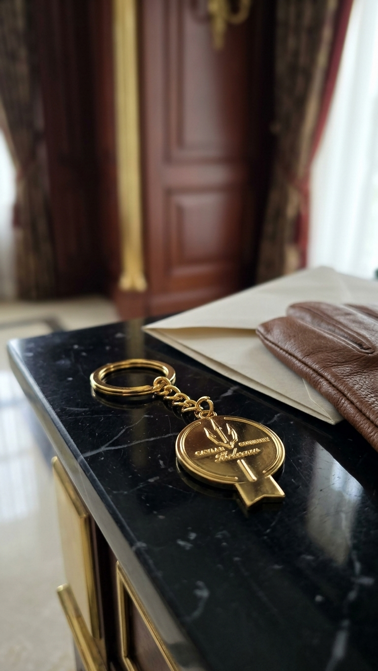 Beleaev Caviar Key gold-tone tin opener for caviar tins