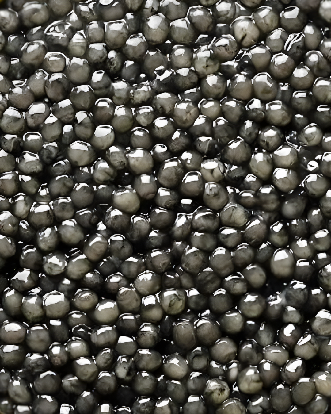 Beluga Reserve Caviar large light grey pearls in tin with luxury presentation