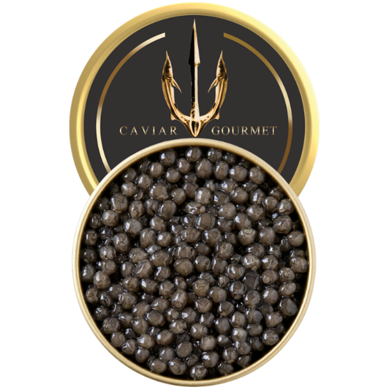 Beluga XXL Special Reserve caviar with large luminous pearls