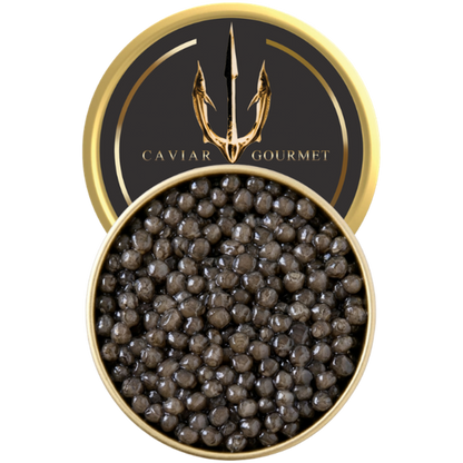 Beluga XXL Special Reserve caviar with large luminous pearls