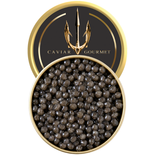 Beluga XXL Special Reserve caviar with large luminous pearls