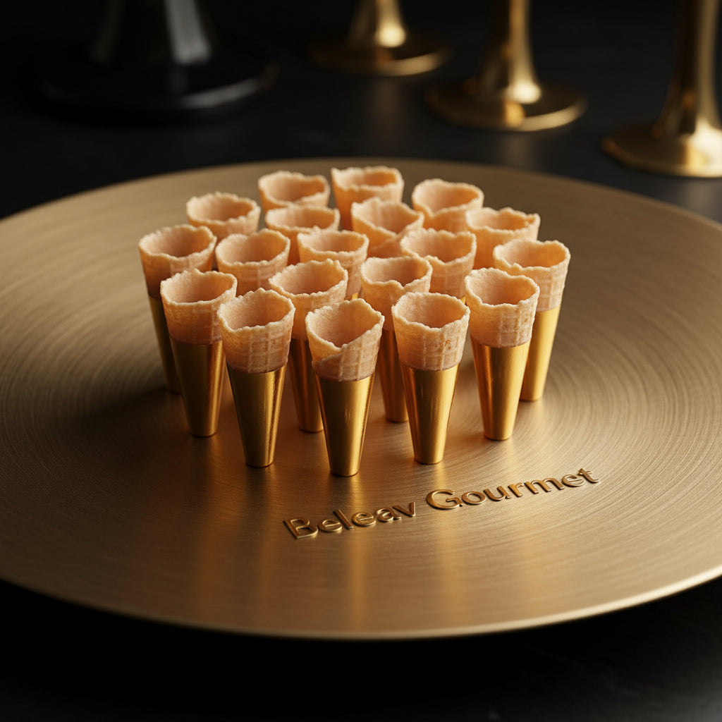 Neutral Mini Canape Cones, x 45 - Beleaev Caviar