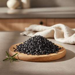Black lava salt from Palm Island in 1kg pack
