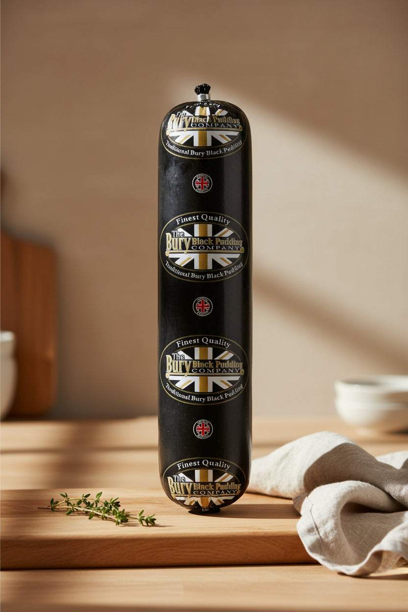 black pudding stick traditional savory pork blood sausage