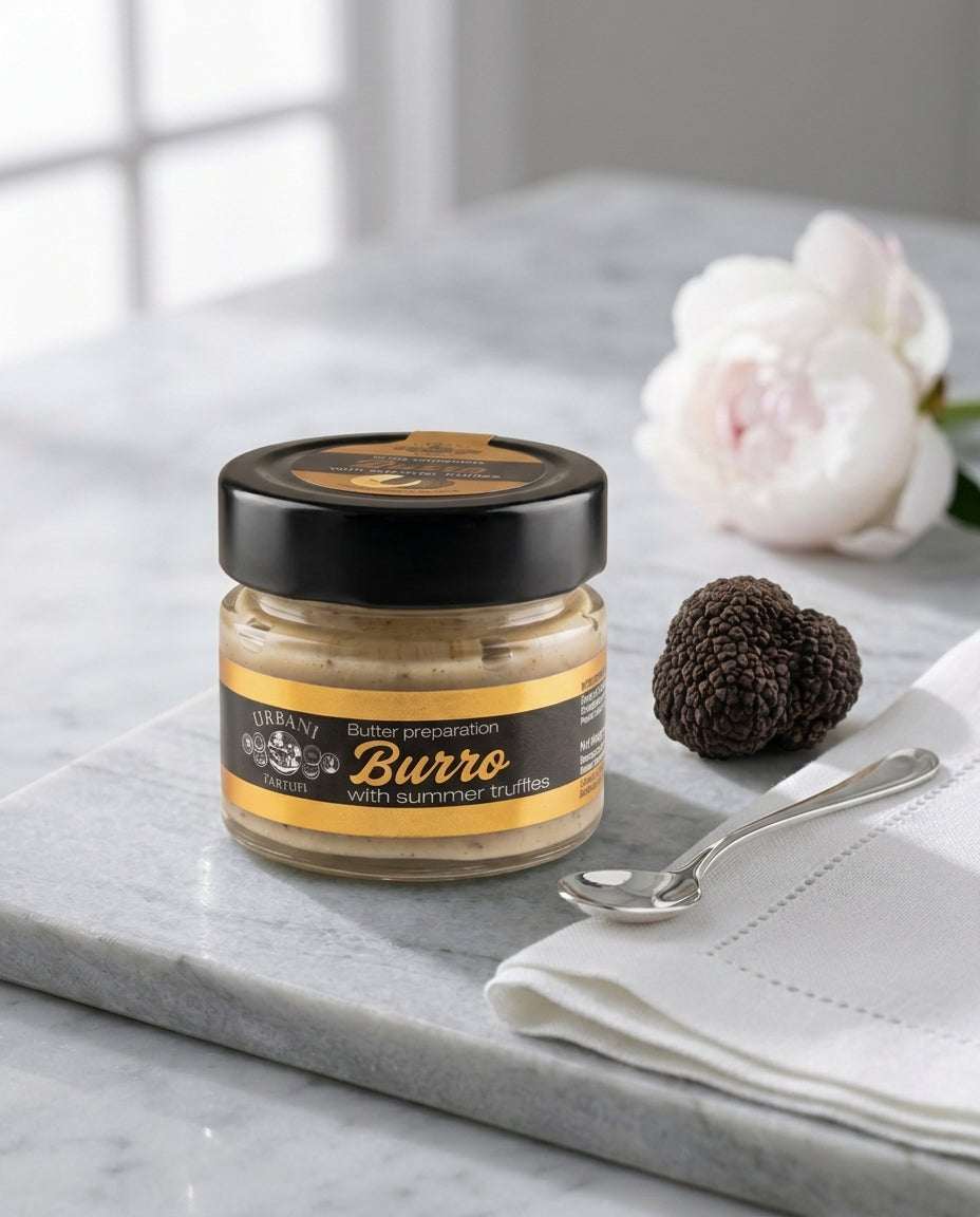 70g Italian Black Truffle Butter in a glass jar