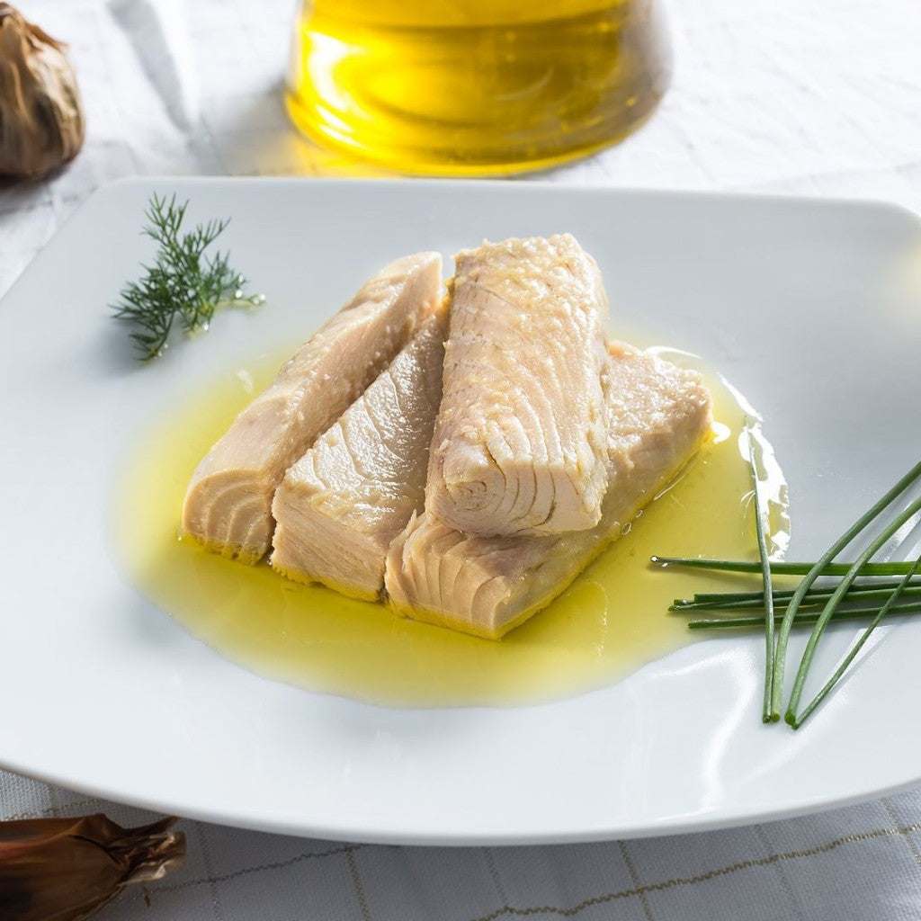 Yurrita Bonito del Norte white tuna belly in olive oil, 400g pack