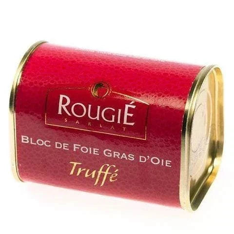 Rougie goose foie gras with black truffle bloc 145g France