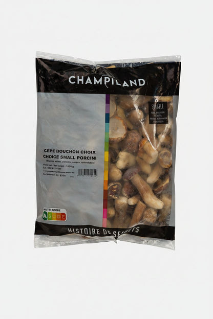 Frozen Cepes mushrooms in 1kg pack