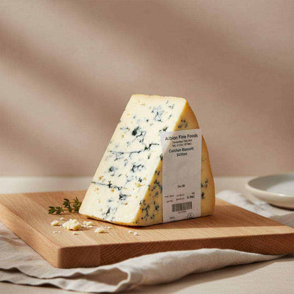 cheese and charcuterie gift board with British and Italian meats and cheeses