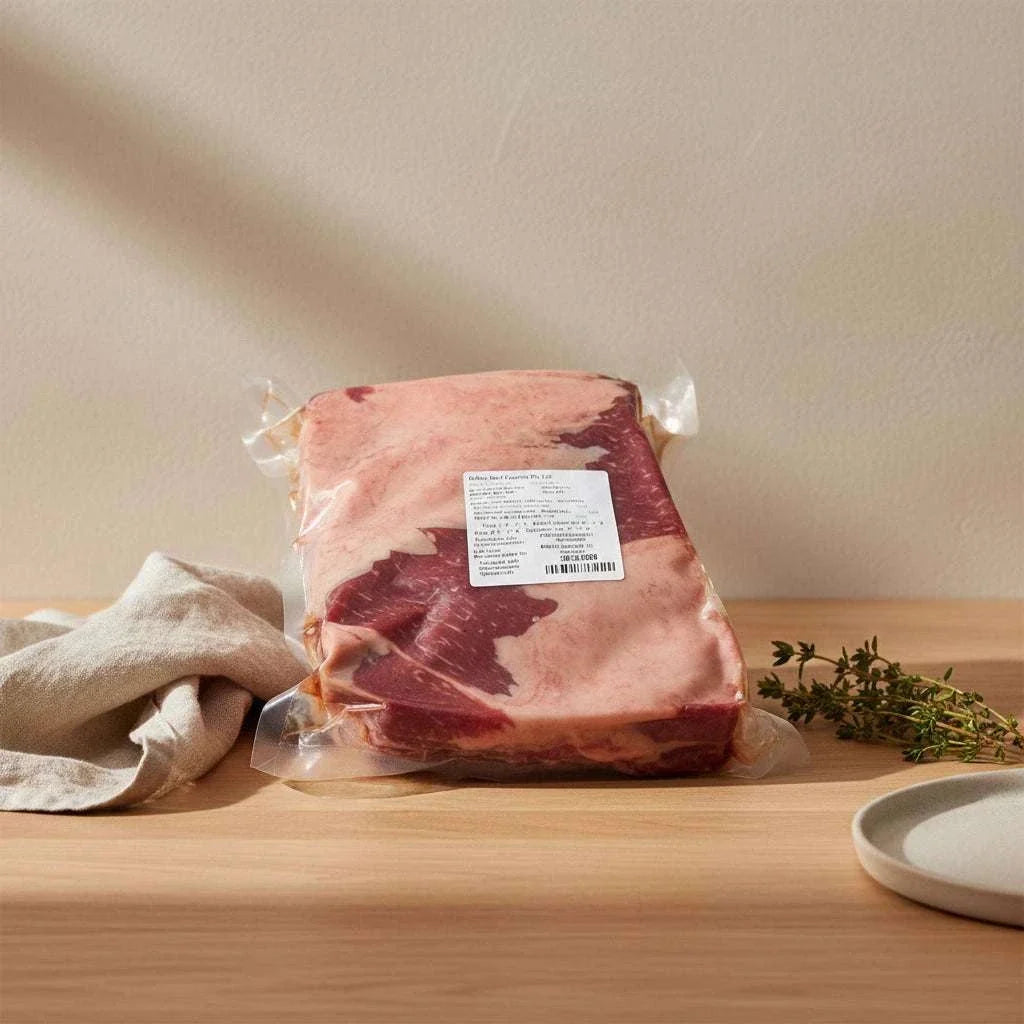 Family BBQ feast hamper with slow-cooked short rib, sausages, chorizo, and hot honey