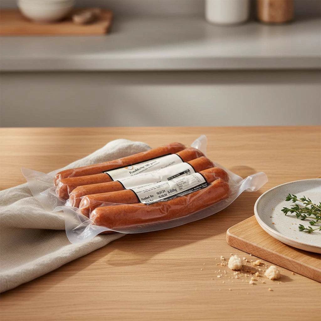 Frankfurter pork sausages