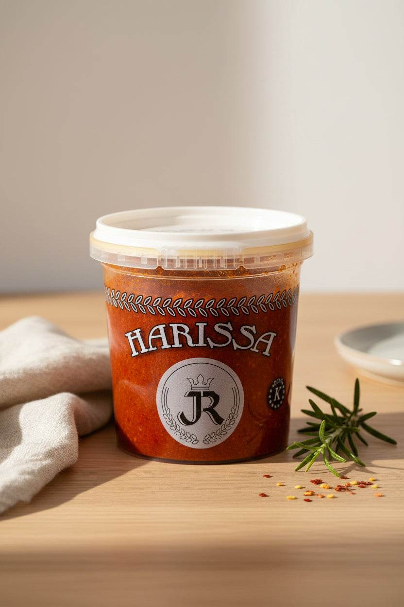 150g jar of North African Harissa chili paste for cooking