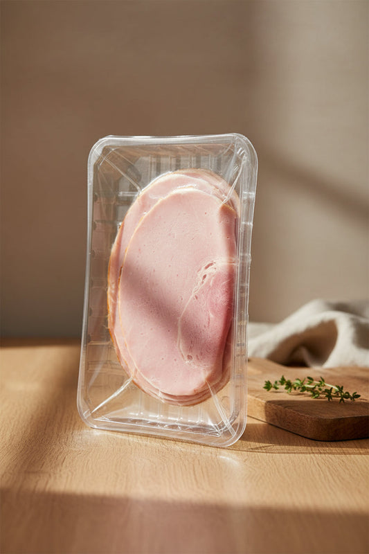 Honey roast sliced ham 500g pack ready to eat