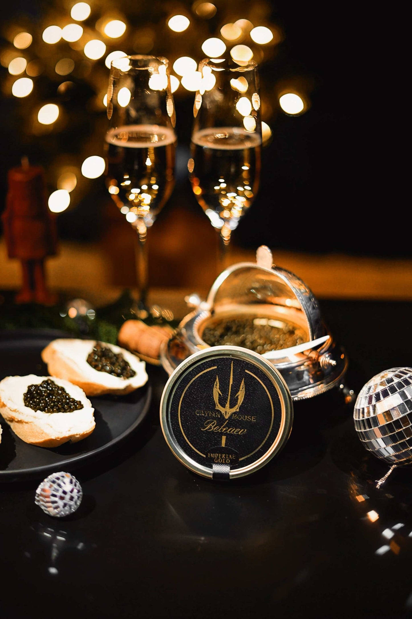 Imperial Gold Special Reserve premium golden caviar pearls