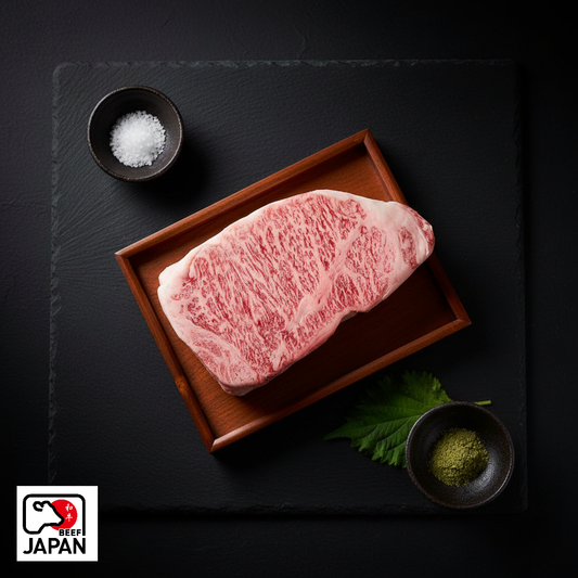 Japanese A5 Wagyu Ribeye 200g with fine marbling from Kagoshima
