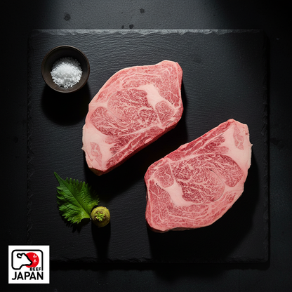 Japanese A5 Wagyu Ribeye 2x200g with fine marbling