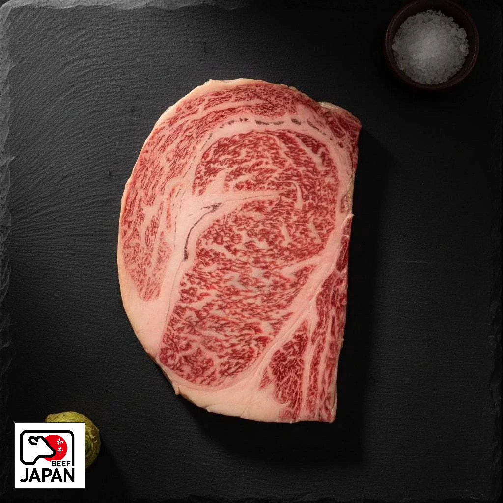 Japanese A5 Wagyu ribeye 400g with fine marbling