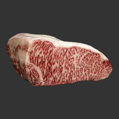 Fresh Japanese Wagyu A5 sirloin steak marbled BMS 10-12