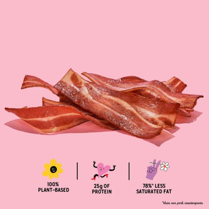 Pack of La Vie Vegan Bacon Rashers 300g soy-based hickory smoked slices