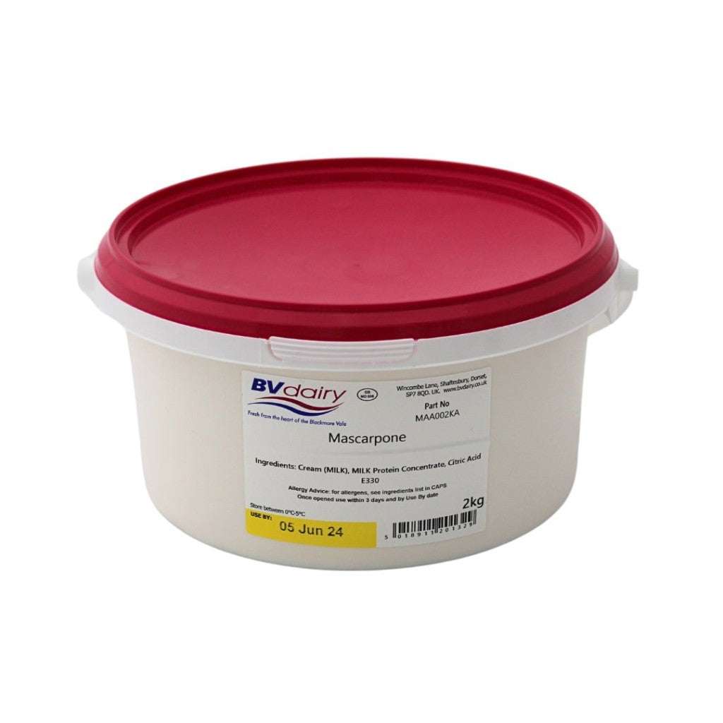 2kg tub of smooth Italian mascarpone cheese